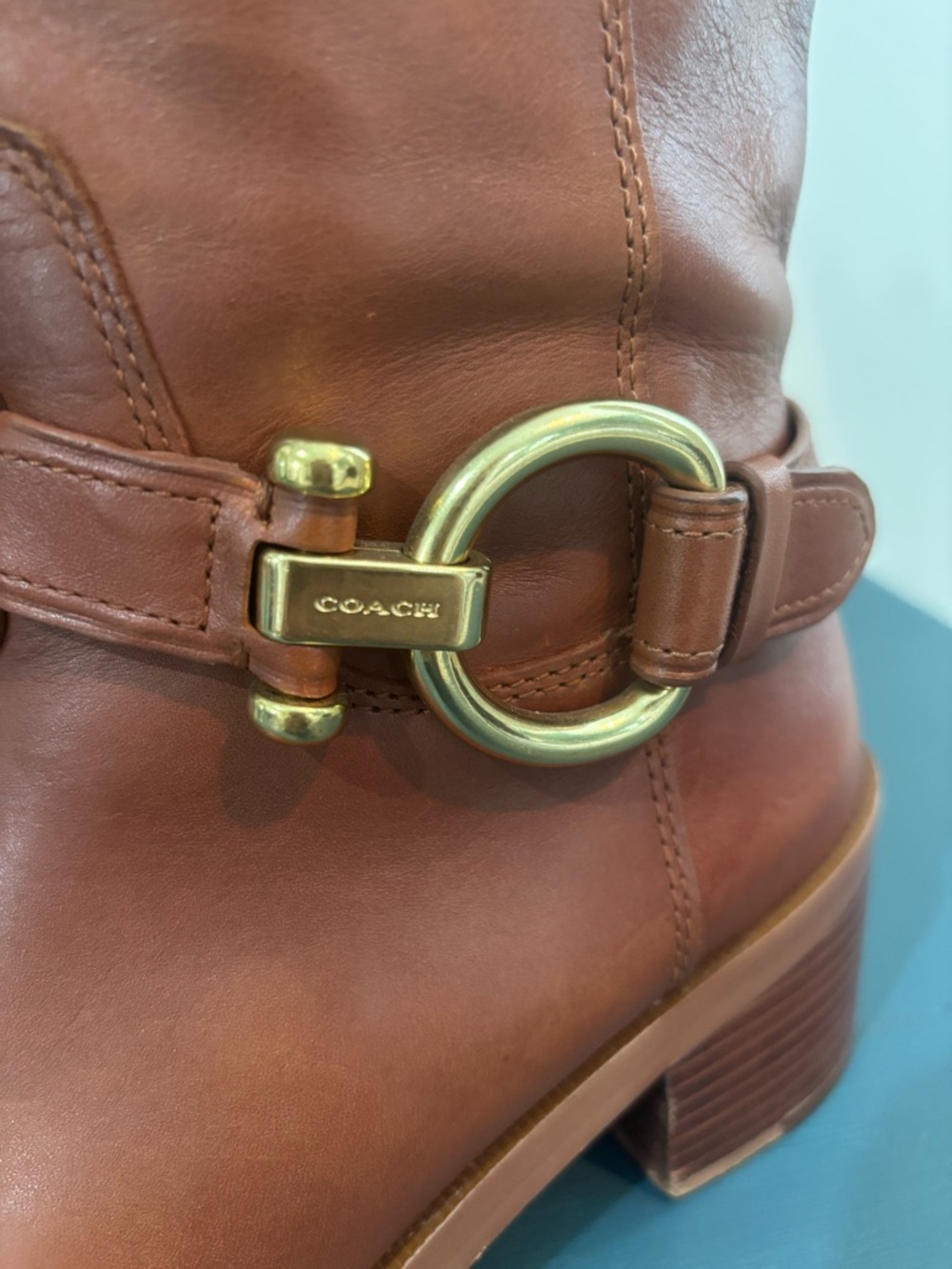 ❤️SALE❤️ Coach Carolina Leather Riding Boots - Picture 3 of 16